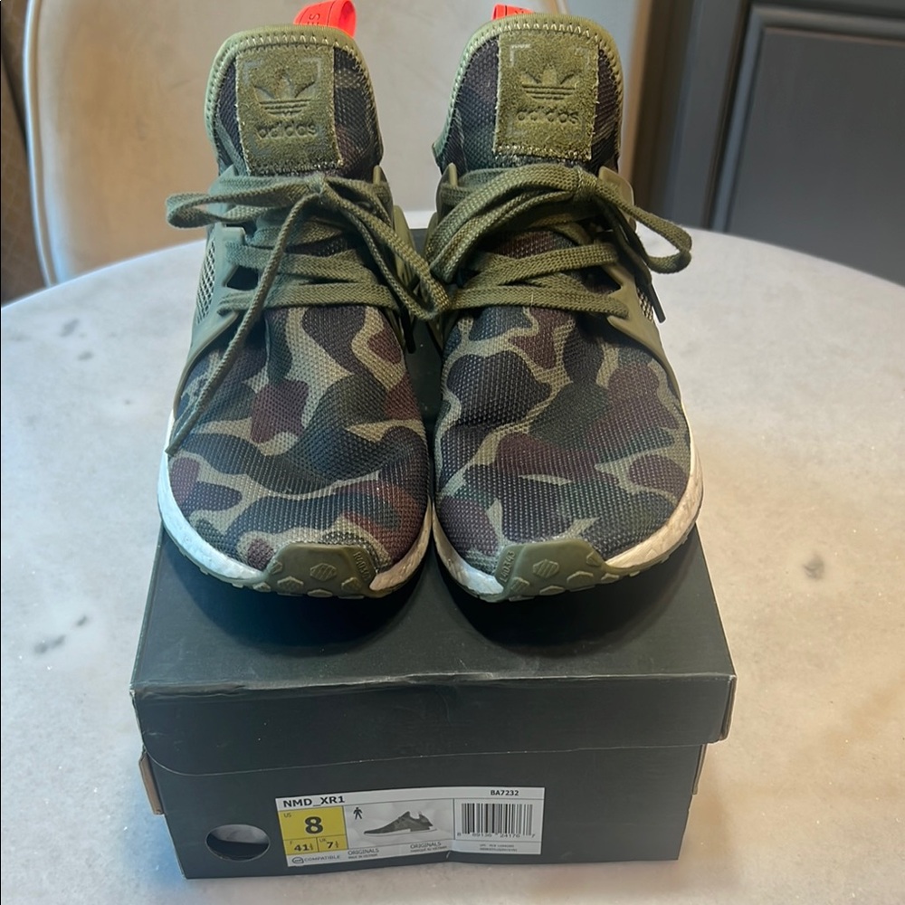 RARE Adidas NMD XR1 Gren Camouflage Sneakers Men Size 8